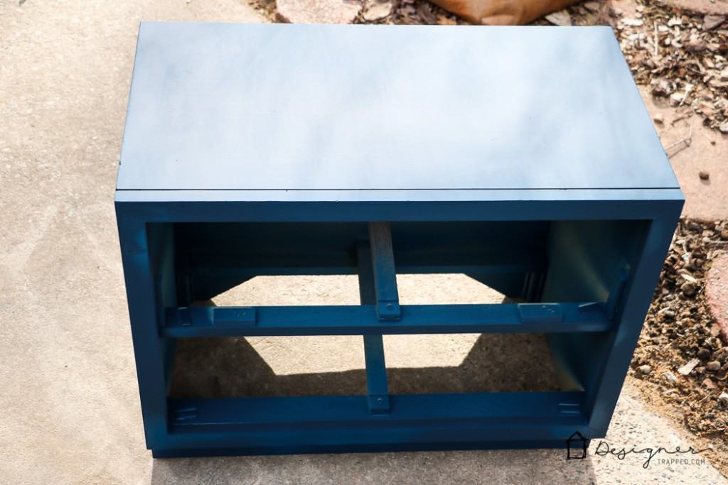 LOVE THIS campaign furniture makeover! These campaign bedside tables were roadside rescues are are gorgeous now!