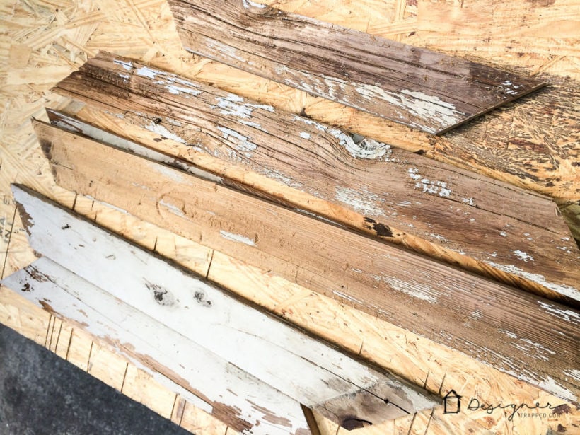 How to Make a DIY Picture Frame from Upcyled Wood! | Designertrapped.com