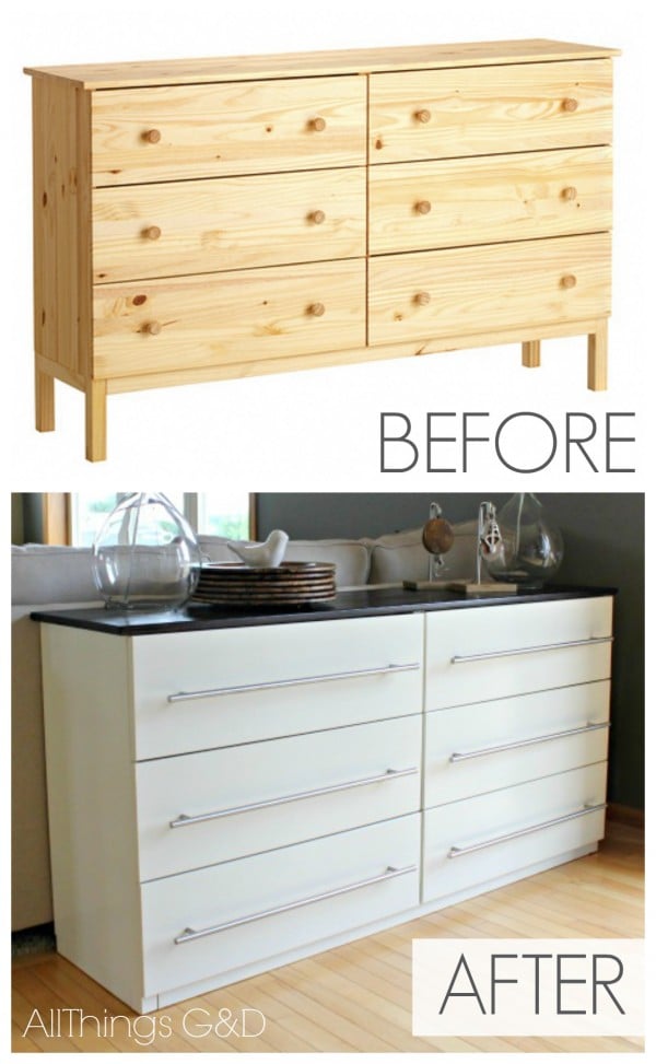 IKEA tarva hack into a sideboard