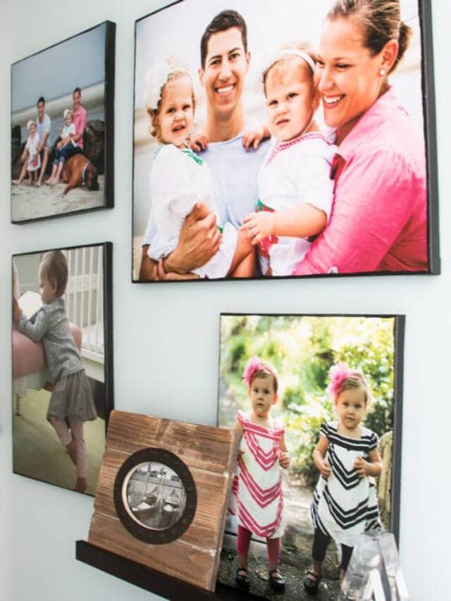 $10 DIY Photo Canvases With Authentic Texture