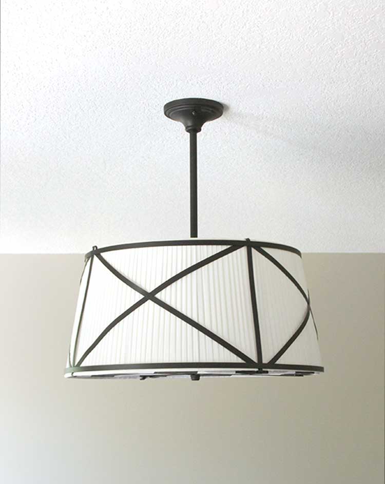AWESOME DIY drum light makeover! So, so clever. Can't wait to try this.