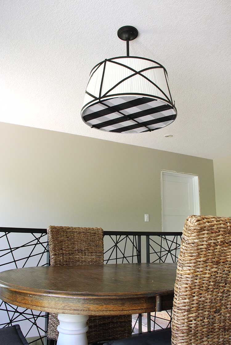 AWESOME DIY drum light makeover! So, so clever. Can't wait to try this.