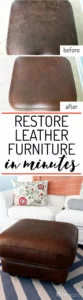 WOW! I had no idea how to restore leather furniture, but this makes it look so easy. I can't wait to try it on my couch!