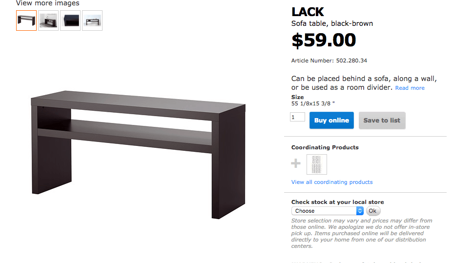 OMG, this is hands down the best Ikea Lack hack I have seen! I assumed it would be hard to get all those pieces of wood attached to the inside but this method looks SO EASY. Totally doing this the next time I can get to Ikea!