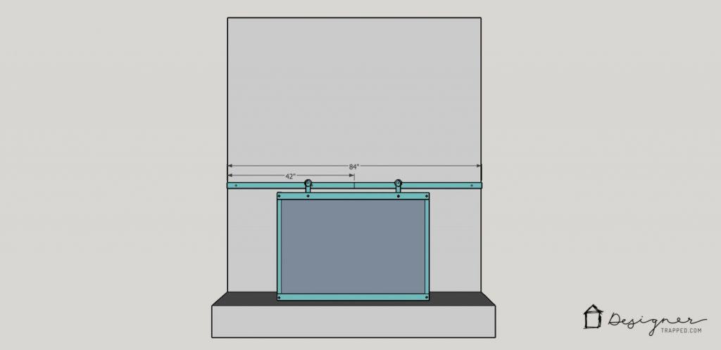 How To Make A Barn Door Style Fireplace Screen Designertrapped Com