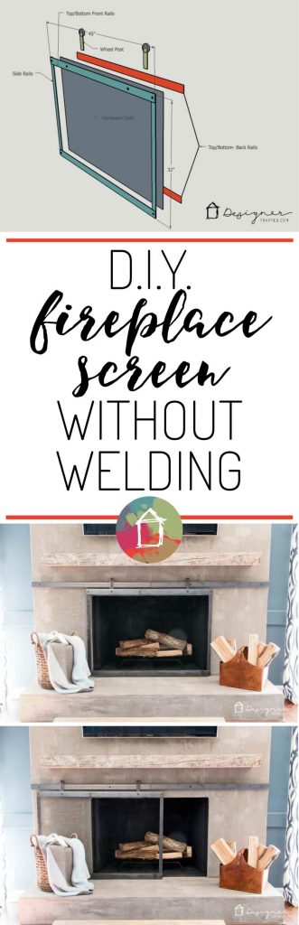 OMG, this sliding fireplace screen is amazing! Best of all, this blogger's tutorial teaches you how to make a barn door style fireplace screen without having to know how to weld. I can't wait to make one for my house ASAP.