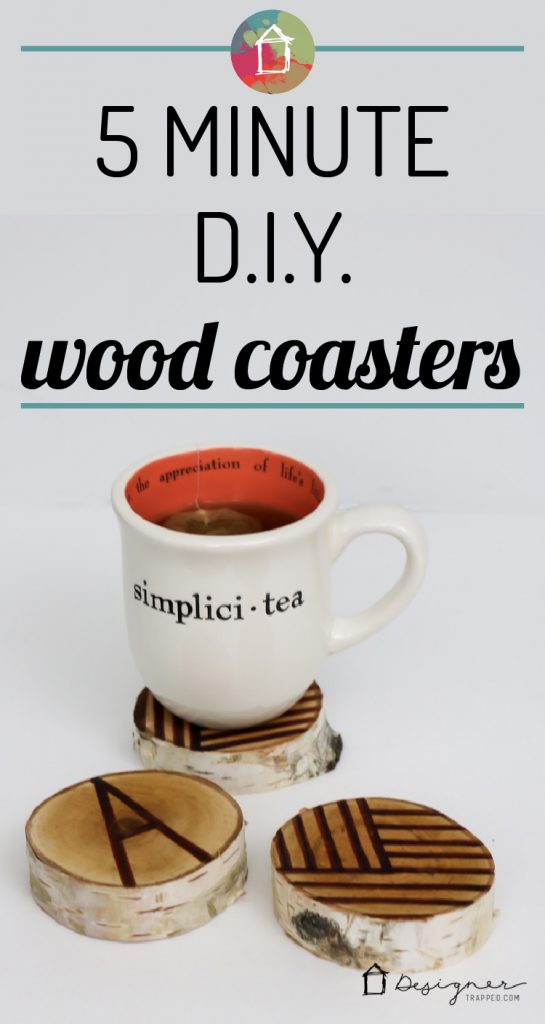 LOVE! These DIY coasters look so easy to make and you can use whatever patterns or letters you want. Quick, easy and affordable gift idea!