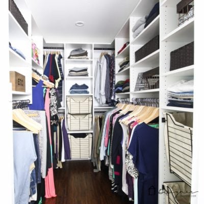 DIY Closet System REVEAL ~ I'm in love! | Designertrapped.com