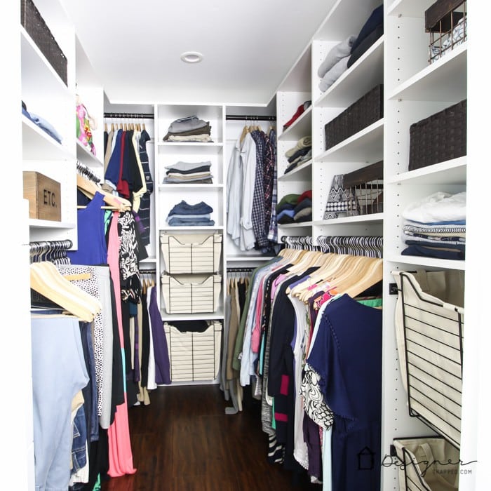 WOW! This DIY closet system reveal is seriously amazing. It's beautiful and seems easy to install and affordable. Now I just need to convince the hubby :) 