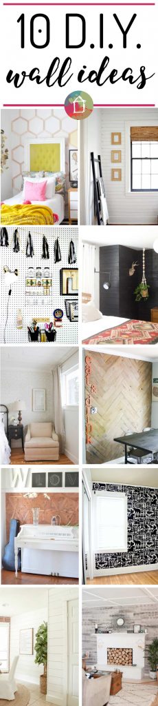 OMG! This is such a great list of DIY wall covering ideas. I love them all, especially numbers 4 & 7!