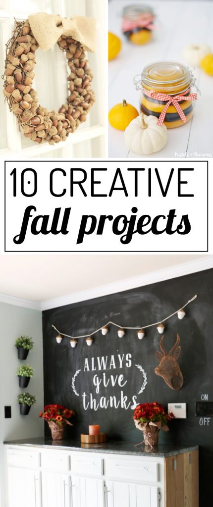 OMG! I love everything on this list of fun and easy fall craft ideas, especially number 2 and 9!