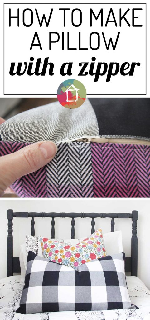 Finally a tutorial that teaches how to make a pillow with a zipper that makes it look easy and that MAKES SENSE! I can't wait to try it! 