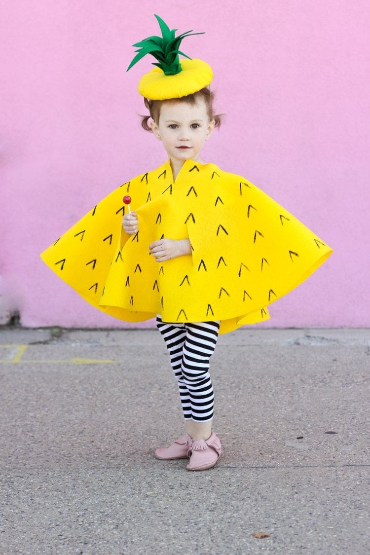 DIY pineapple costume