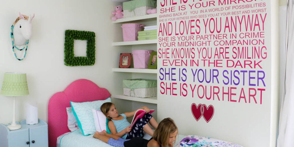 Make Your Own Decals to Create a Custom Wall Quote