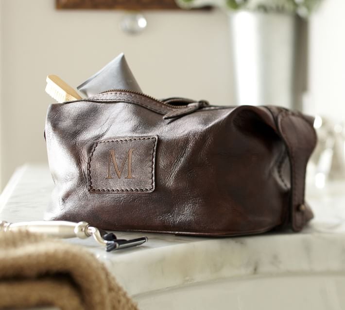 monogrammed toiletry bag