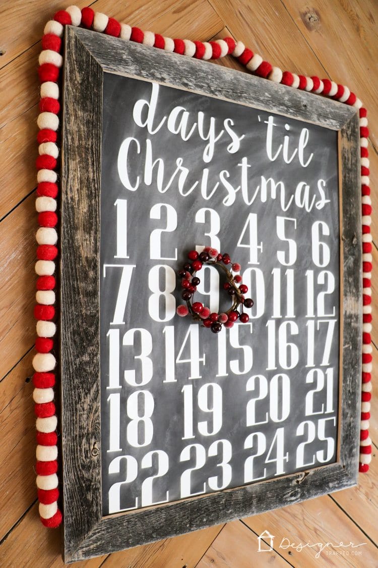 Diy Christmas Calendar Countdown