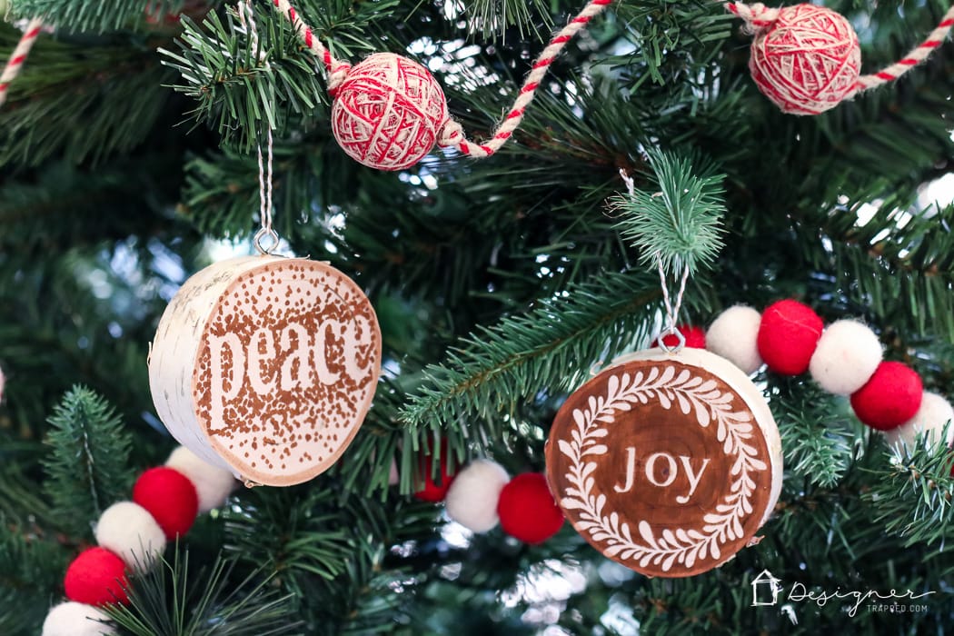 OMG, I love, love, love these DIY wooden ornaments and they look so easy to make! I'm definitely going to make some of these handmade ornaments to give as Christmas gifts this year.