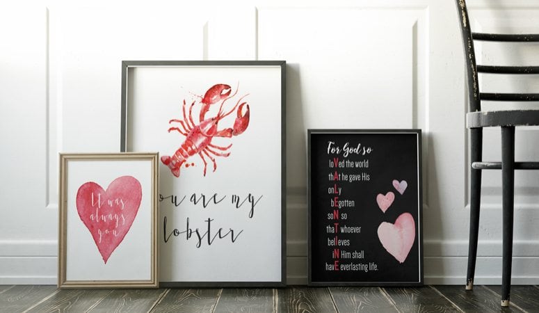 OMG, these really are the best Valentine's Day printables I have ever seen! They are perfect. And I love that they are free Valentine's printables. Can't wait to print them off and frame a few this year!