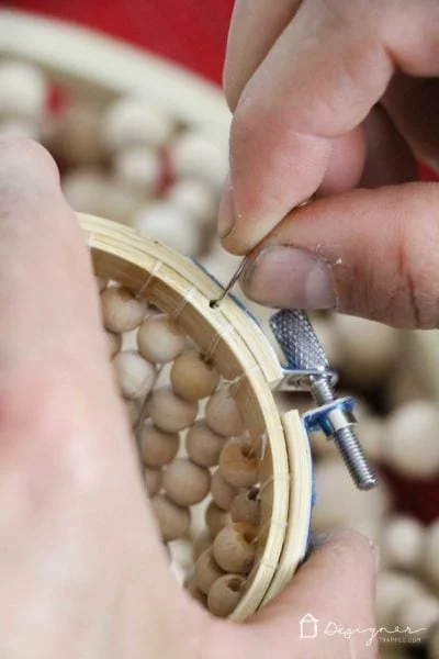 How To Make A Wood Bead Chandelier