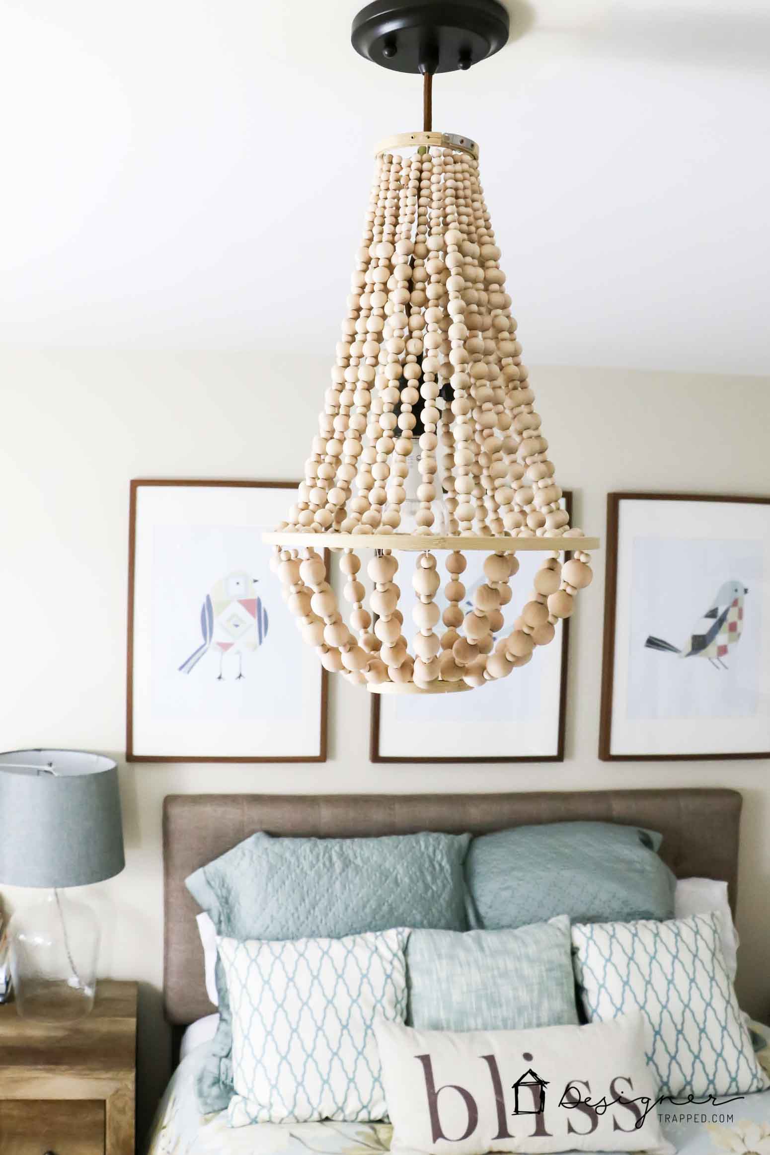 Beaded deals bedroom chandelier