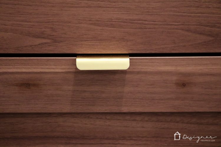 This is GENIUS! You know how Ikea cabinets have predrilled holes that limit what cabinet hardware you can use? Well now you can use this Ikea cabinet doors and drawers hack to fill the holes and use whatever hardware you want! YAY! Perfect if you have been wanting to use Ikea bathroom cabinets but didn't want to have to use Ikea cabinet hardware!