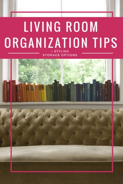 Living Room Organization + Stylish Storage | Designertrapped.com