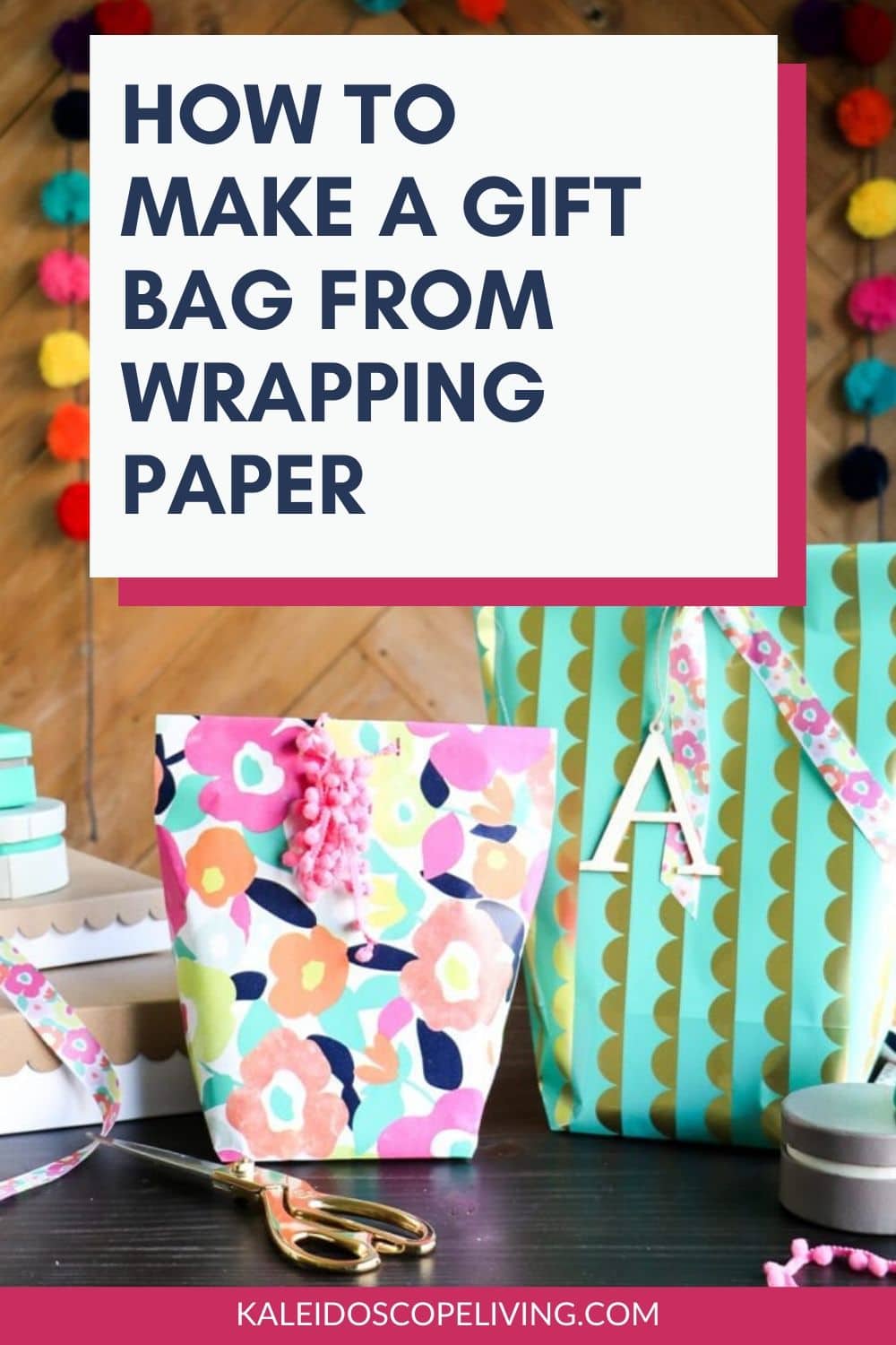 christmas wrapping paper gift bags