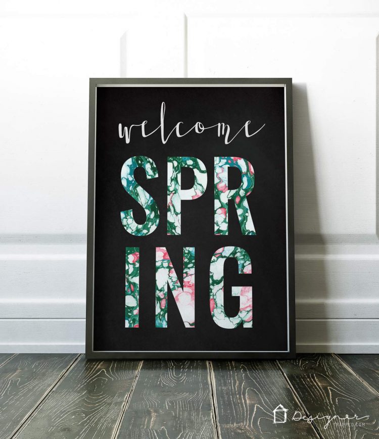 OMG! I am so in love with these free printables for Spring! I can't wait to print off these Spring printables and pop them into frames. So gorgeous!