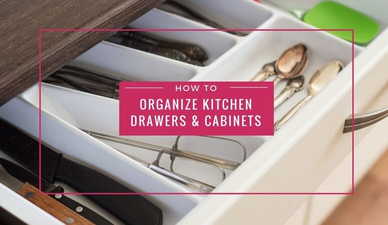OMG, yes! Love these kitchen organization tips for your kitchen cabinets and drawers. So practical and easy to implement for people with ordinary kitchens (not custom built cabinets that have a place for everything, lol)!