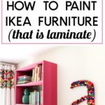 painting ikea or laminate furniture