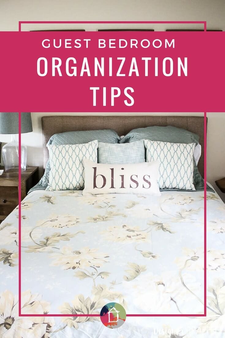 So many guest rooms need to serve multiple purposes. Love these bedroom organization ideas. Such great suggestions for how to make the most of your guest room storage.