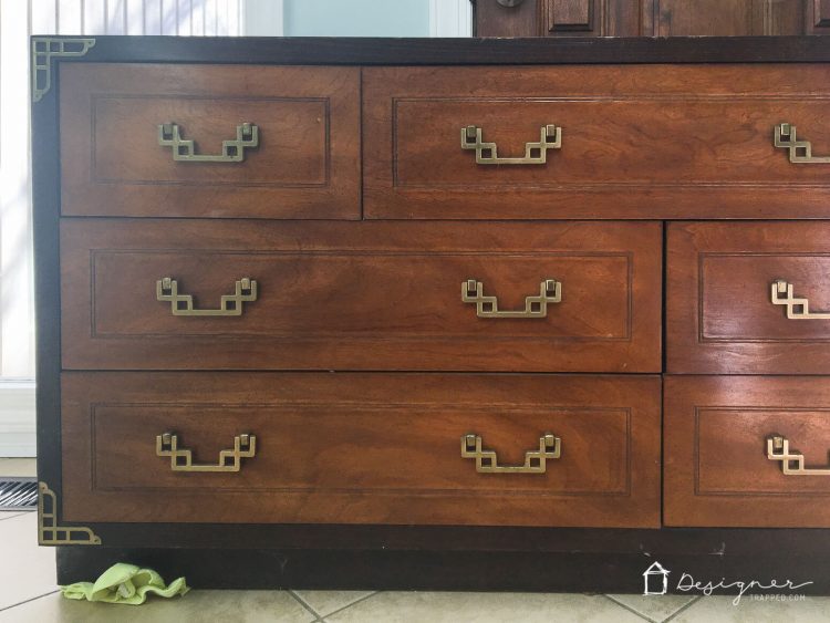 WOW! Now this is a DIY furniture restoration tutorial I can actually do myself. Love how this piece turned out!