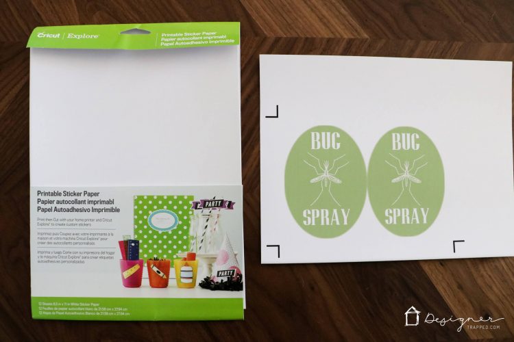 Have you ever wondered how to make stickers or labels with your Cricut machine? This tutorial shows you exactly how to make your own stickers and labels and it looks SO easy!