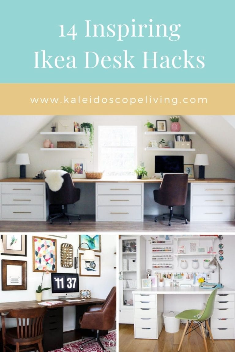 14 Inspiring Ikea Desk Hacks You Will LOVE Kaleidoscope Living