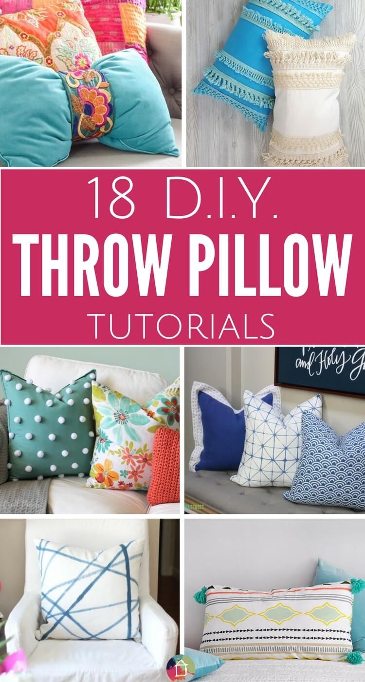 You can totally transform the look of a room by just changing the throw pillows! This list of cute throw pillows has some great DIY throw pillow options AND affordable throw pillows that you can buy if you aren't into DIYing :)