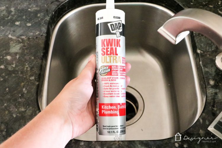 Ever wondered how to remove caulk and replace it? It's EASY! Learn how to replace any nasty caulk in your kitchen or bathroom with this step-by-step caulking tutorial.