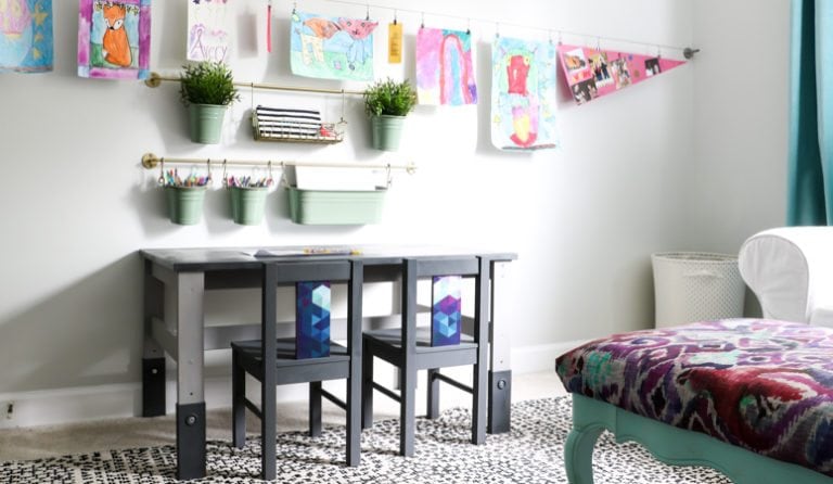 Ikea Kids’ Table and Chairs Makeover