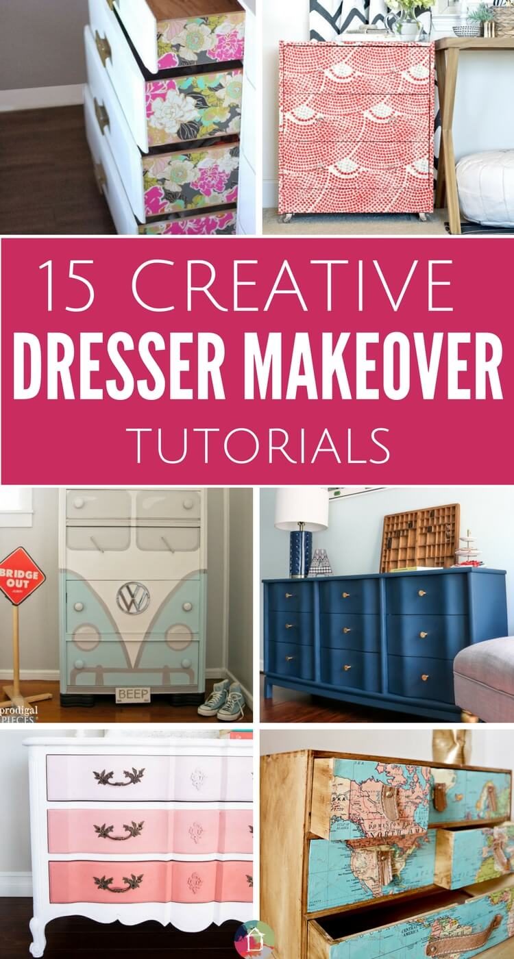 Have an old dresser laying around? These DIY dresser projects will inspire you to tackle a dresser makeover ASAP.