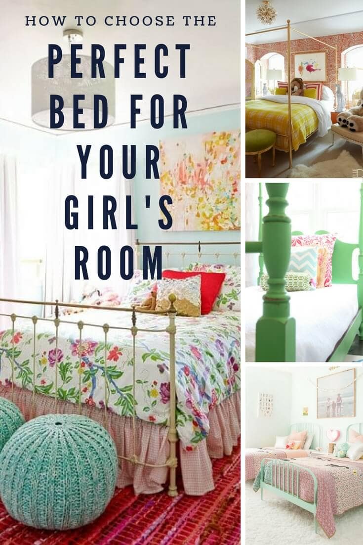 The bed is the focal point and centerpiece of every bedroom. Struggling to pick the perfect bed for your daughter's room? This post gives detailed tips for how to choose the perfect girl's beds!