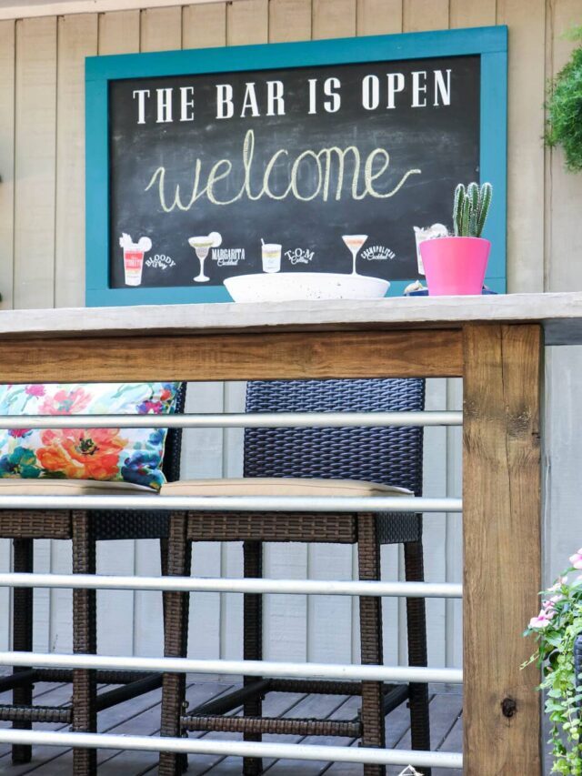 How to Make an Outdoor Chalkboard