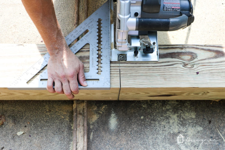 Dreaming of an outdoor bar or deck bar? We were too and we are sharing our plans for this easy and affordable DIY deck bar!