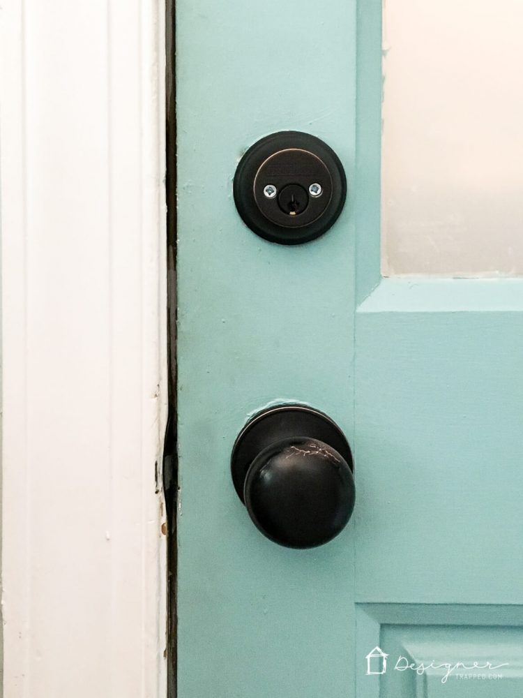 Go keyless so you have one less thing to worry about! Learn all about Schlage electronic locks in this real-life post :)