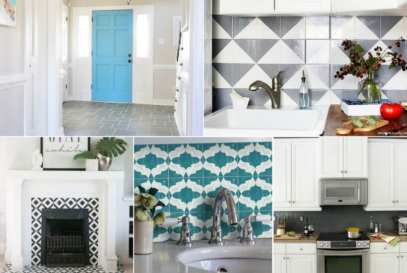 Painting Tiles And Other Great Tile Updates