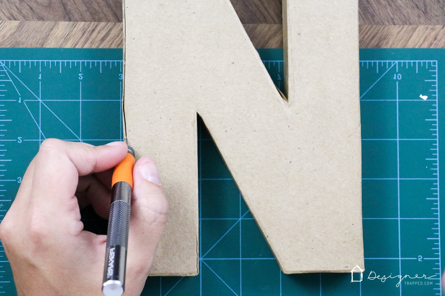 Diy Paper Mache Letters With A Twist Kaleidoscope Living