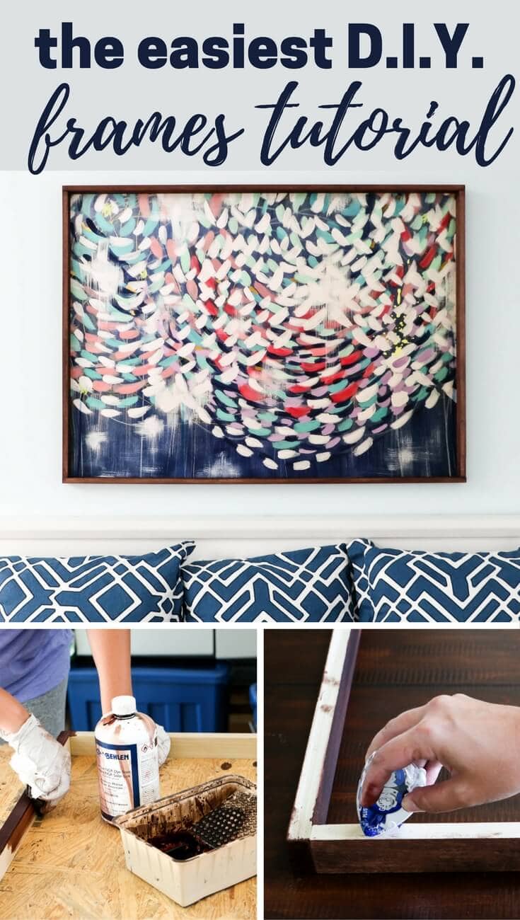 How to Make HUGE DIY Custom Picture Frames--SO EASY! 