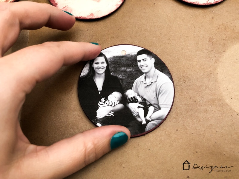These DIY photo Christmas ornaments are so easy to make and are a great way to display some of your special family memories!