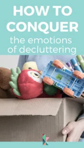 the emotions of decluttering