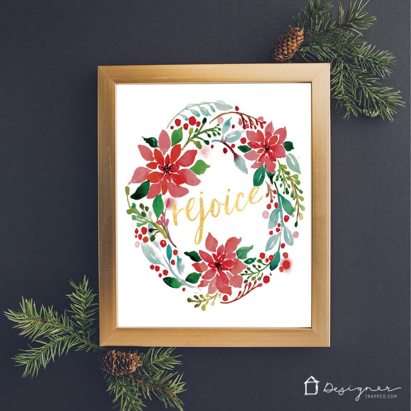 These free Christmas printables are a beautiful and easy way to add a touch of holiday joy to your home! Grab them for yourself or print them off and frame them for the perfect Christmas gifts for others!