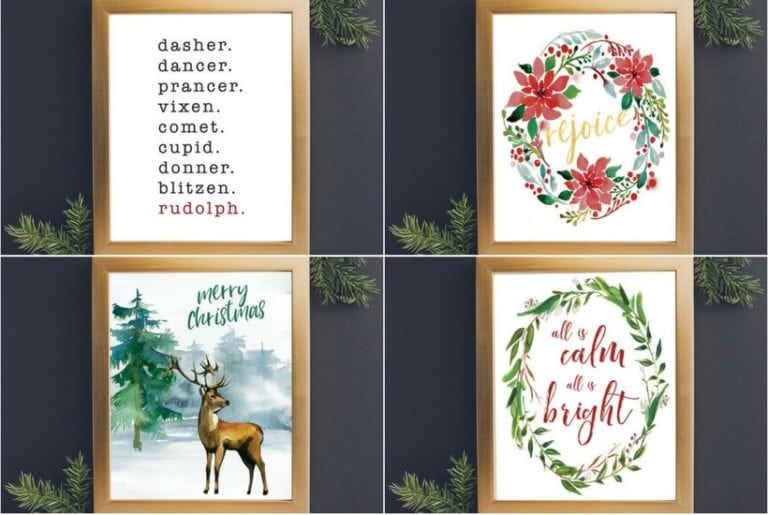 Beautiful & Free Christmas Printables