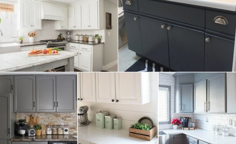 The Best Paint For Kitchen Cabinets 8 Cabinet Transformations Designer Trapped